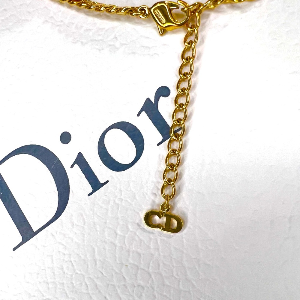 Christian Dior 1P Gold plated necklace - 16” - Picture 12 of 12